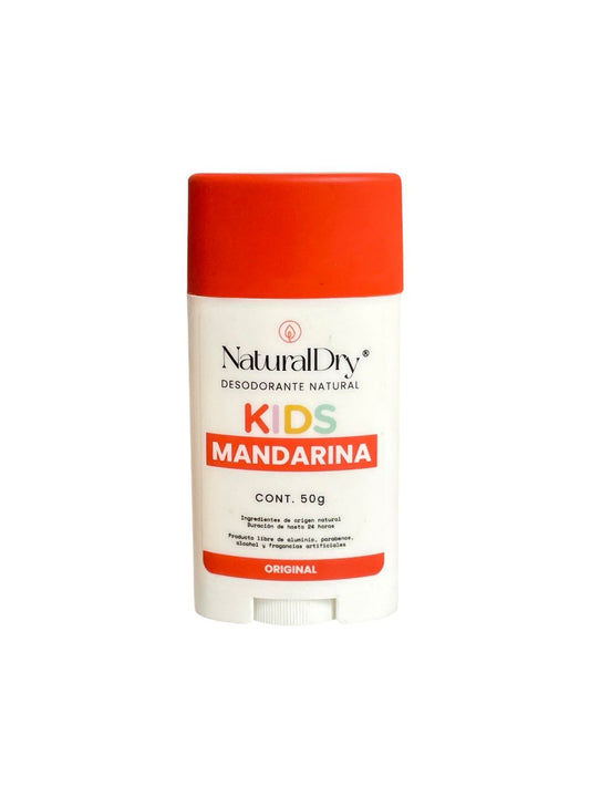 🧡 Desodorante Natural en Barra para Niños - Aroma Naranja y Mandarina | Kids 50g