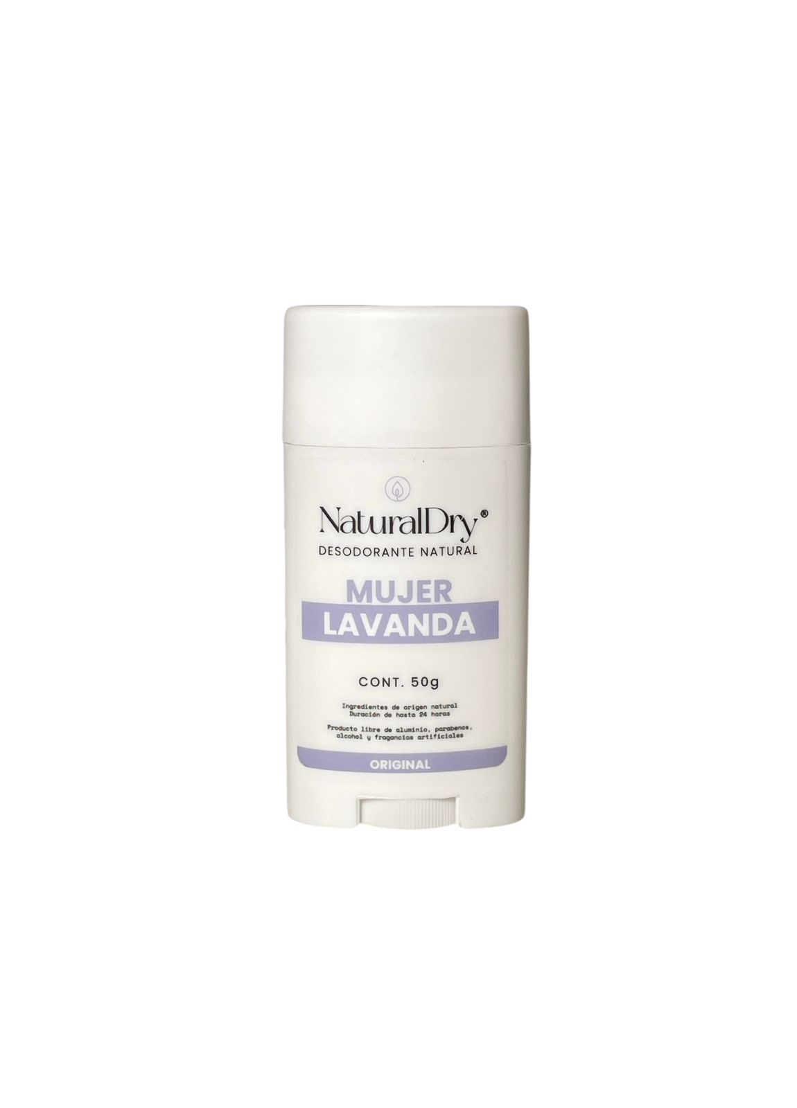 🧼 Desodorante Natural en Barra para Mujer – Sin Aluminio | NaturalDry 50g