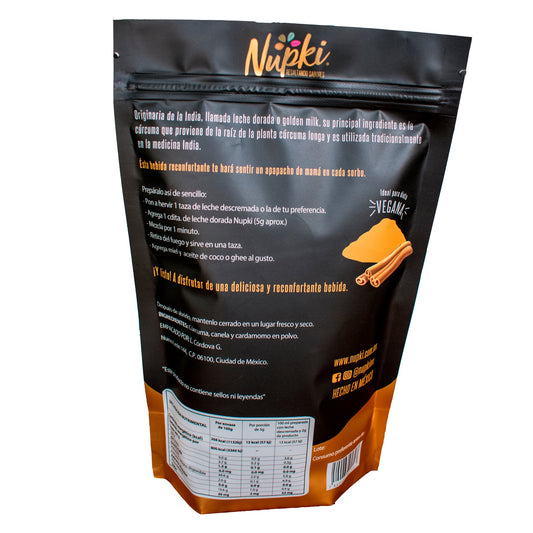Golden Mix Nupki – Leche Dorada con Cúrcuma Antiinflamatoria | 300g Superfood Natural
