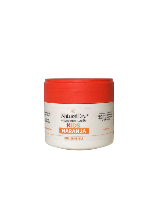 Desodorante Natural para Niños - Naranja | Piel Sensible | NaturalDry