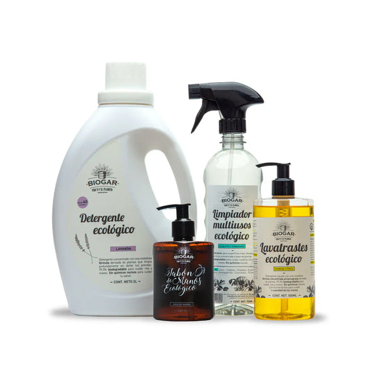 Kit de Limpieza Ecológica | 4 Productos Naturales para tu Hogar
